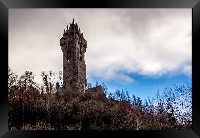  Wallace monument Framed Print by Sam Smith