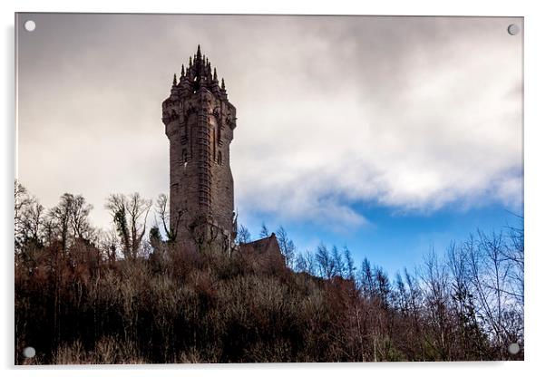  Wallace monument Acrylic by Sam Smith