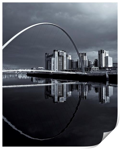  Newcastle Quayside Print by Stephen Taylor