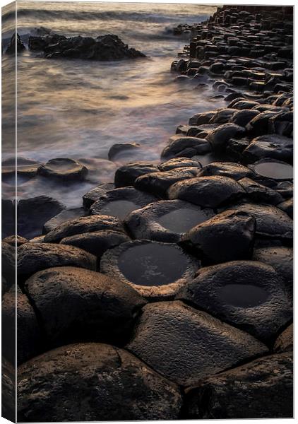  The Giants Causeway Canvas Print by Dave Hudspeth Landscape Photography