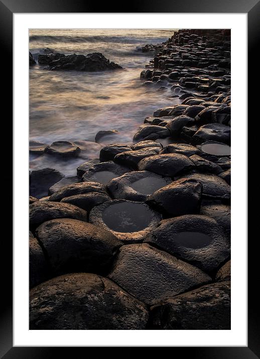  The Giants Causeway Framed Mounted Print by Dave Hudspeth Landscape Photography