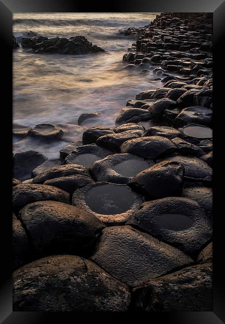  The Giants Causeway Framed Print by Dave Hudspeth Landscape Photography