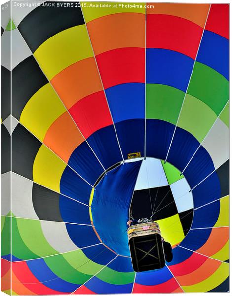 Hot Air Balloon  Canvas Print by Jack Byers