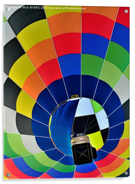 Hot Air Balloon  Acrylic by Jack Byers
