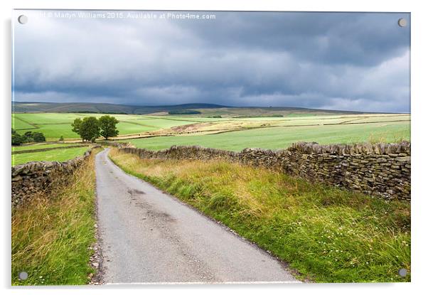Derbyshire Storm Clouds Acrylic by Martyn Williams