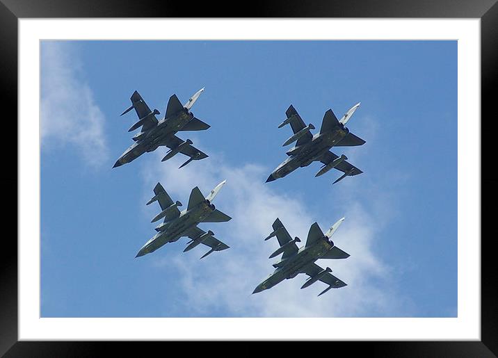 Fighting Formation Framed Mounted Print by Randal Cheney