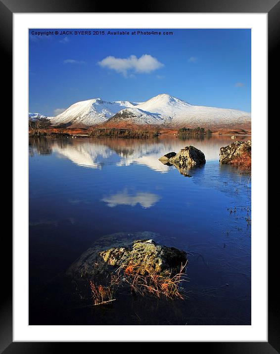  The Blackmount Framed Mounted Print by Jack Byers