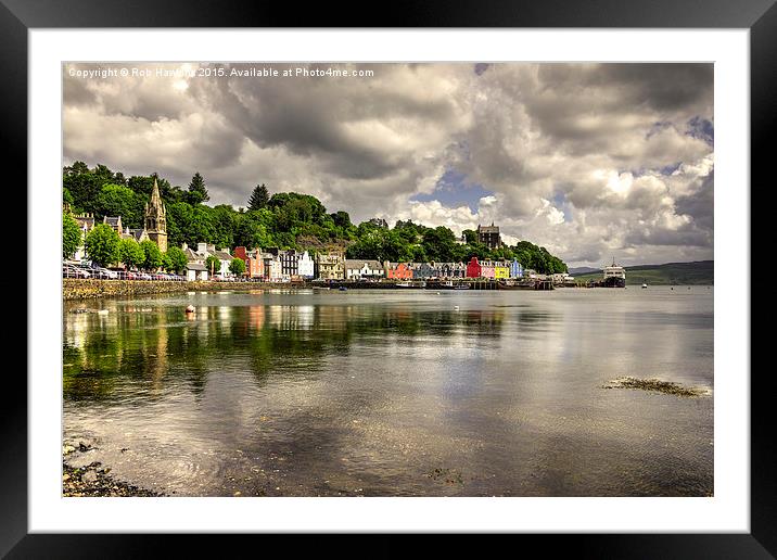 Tobermory's Harbour  Framed Mounted Print by Rob Hawkins
