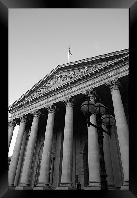 Royal Exchange Framed Print by Iain McGillivray