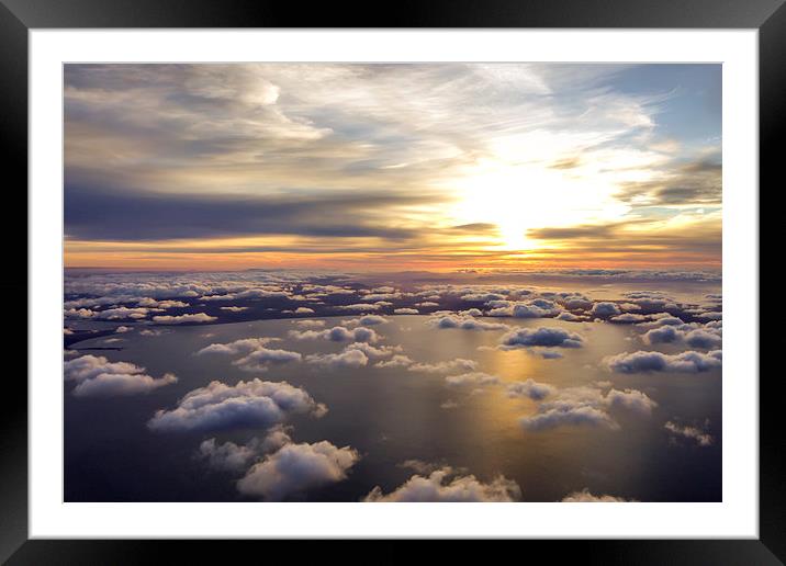  Sunrise Framed Mounted Print by P H