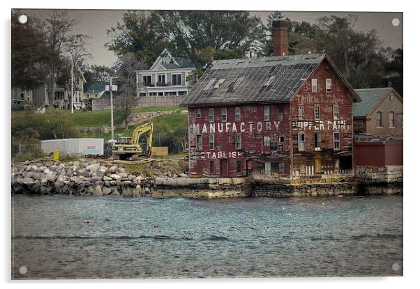  Gloucester Harbor Paint Manufactory Acrylic by Tom and Dawn Gari