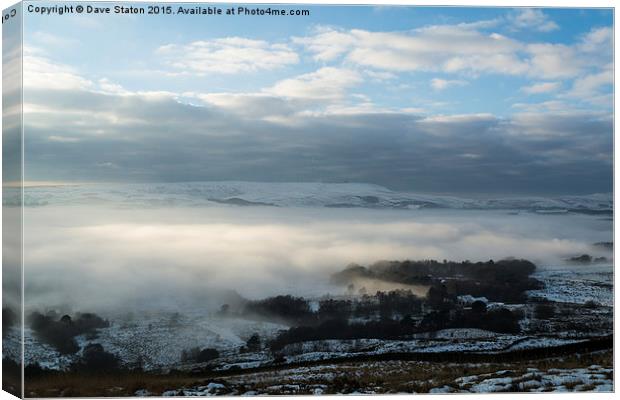  Winter Hill.  Canvas Print by Dave Staton