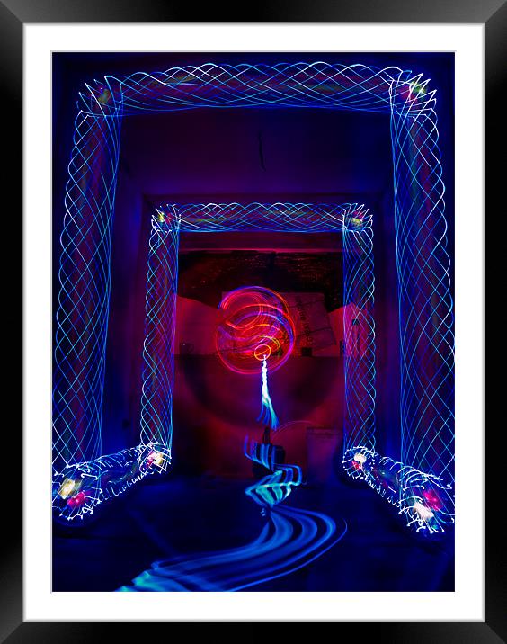 creative scribble Framed Mounted Print by chief rocka