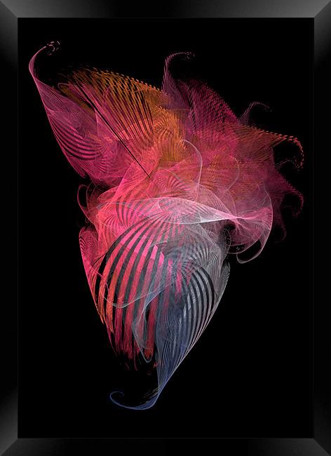 Tangle of Silk Scarves Framed Print by Ann Garrett