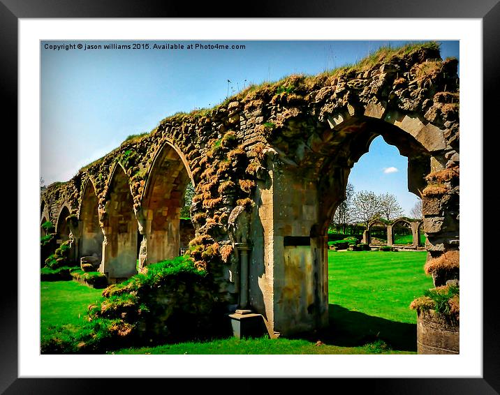 Ruins of Hailes Abbey  Framed Mounted Print by Jason Williams