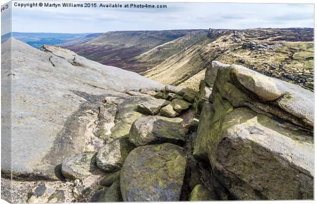 Seal Edge, Kinder Scout Canvas Print by Martyn Williams