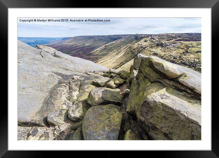 Seal Edge, Kinder Scout Framed Mounted Print by Martyn Williams