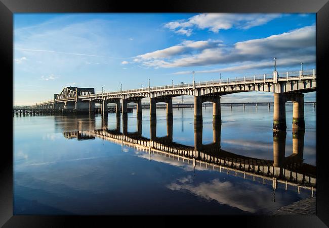 Kincardine Bridge Spans Framed Print by Garry Quinn