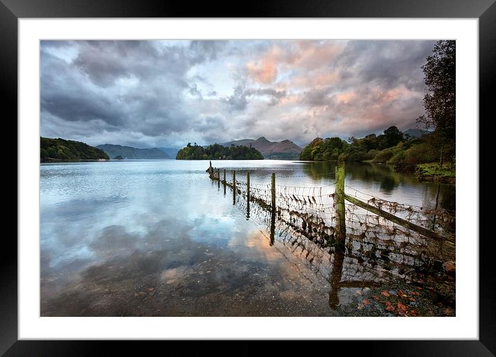  Early Morning Sunrise At Derwentwater Framed Mounted Print by Gary Kenyon