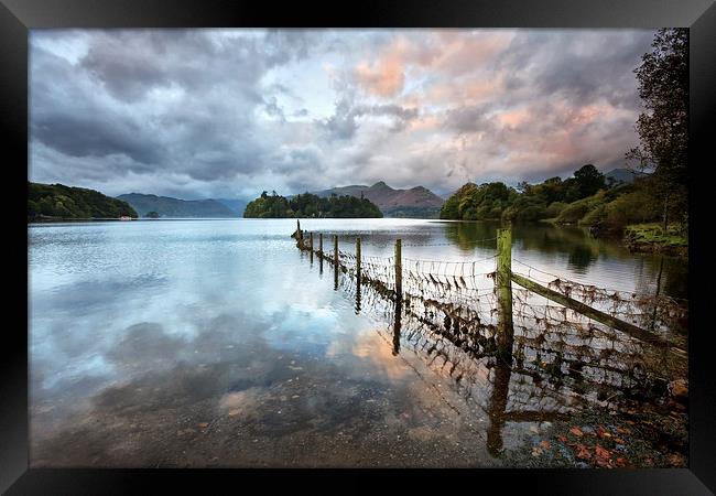  Early Morning Sunrise At Derwentwater Framed Print by Gary Kenyon