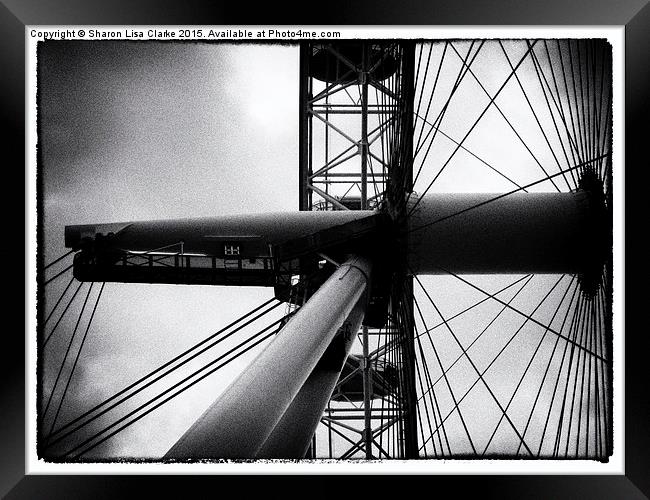  London Eye Framed Print by Sharon Lisa Clarke