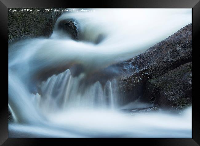  Rocky River Framed Print by David Irving