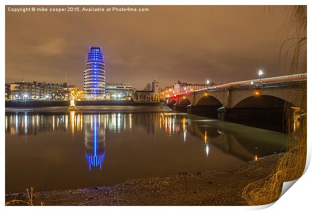  riverside view apartments Print by mike cooper