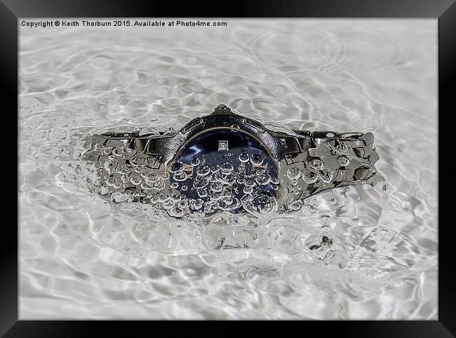 Watches in Water Framed Print by Keith Thorburn EFIAP/b