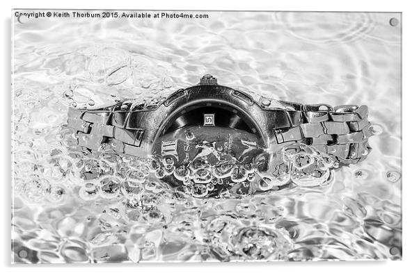Watches in Water Acrylic by Keith Thorburn EFIAP/b
