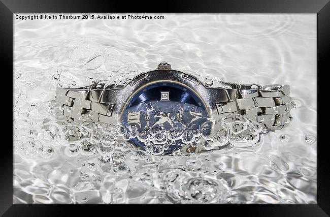 Watches in Water Framed Print by Keith Thorburn EFIAP/b