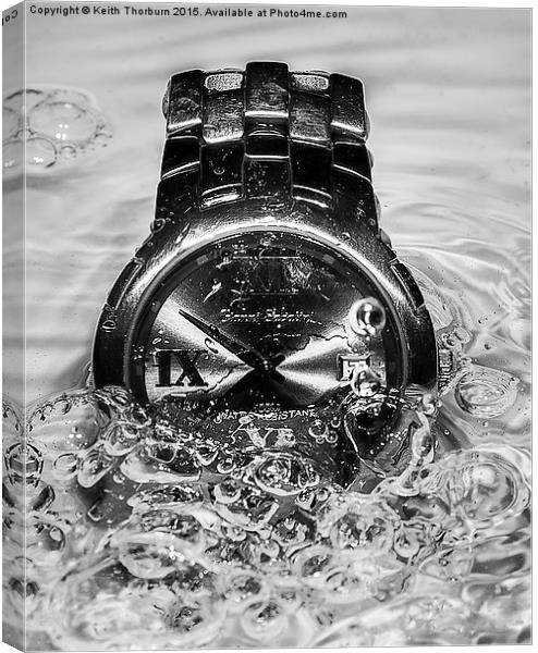 Watches in Water Canvas Print by Keith Thorburn EFIAP/b