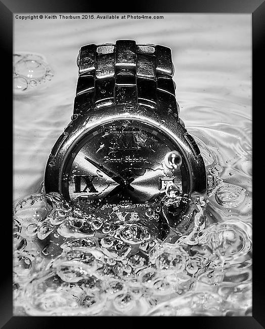 Watches in Water Framed Print by Keith Thorburn EFIAP/b