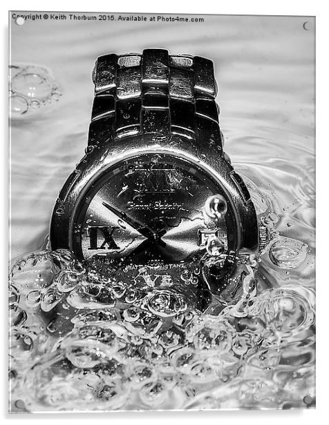 Watches in Water Acrylic by Keith Thorburn EFIAP/b