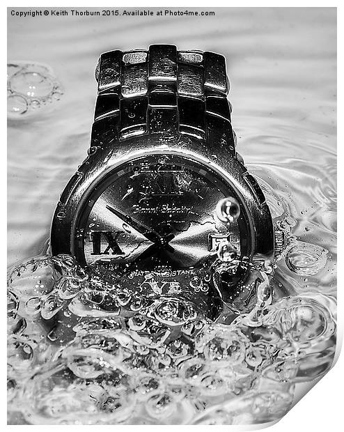 Watches in Water Print by Keith Thorburn EFIAP/b