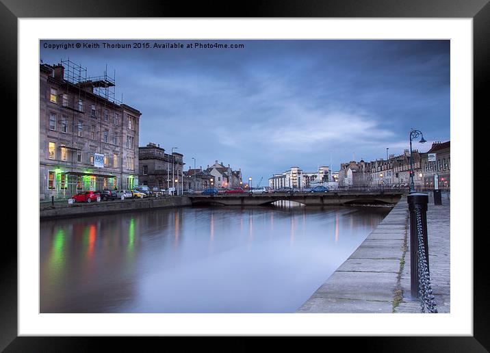 Water of Leith Framed Mounted Print by Keith Thorburn EFIAP/b