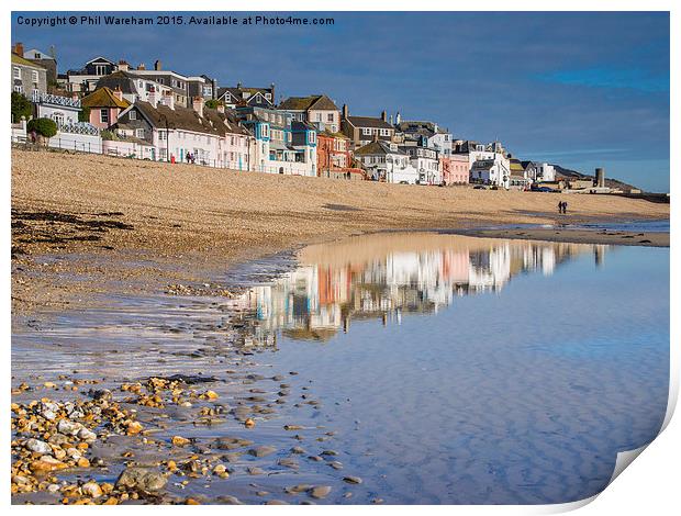  Lyme Regis Print by Phil Wareham