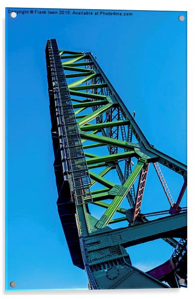  Duke Street bridge - open position Acrylic by Frank Irwin