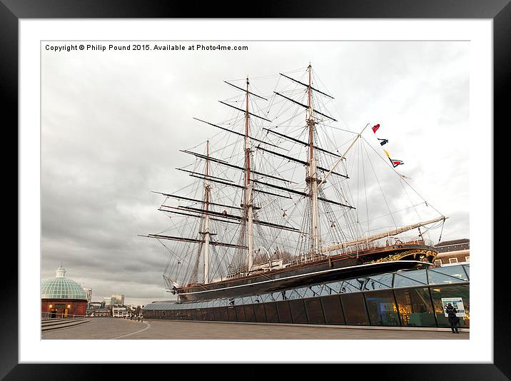  Greenwich  The Cutty Sark Framed Mounted Print by Philip Pound