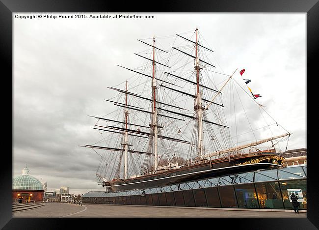  Greenwich  The Cutty Sark Framed Print by Philip Pound