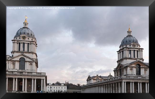  Royal Naval College at Greenwich Framed Print by Philip Pound