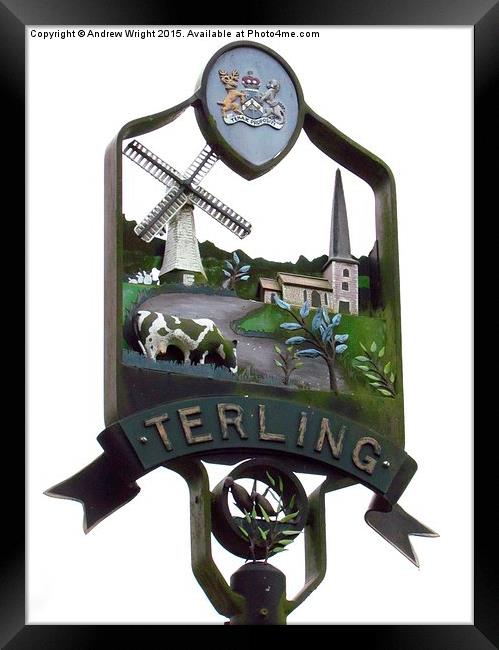  Terling, Essex Framed Print by Andrew Wright