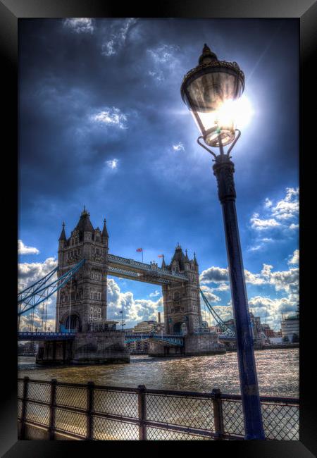 Tower Bridge View Framed Print by David Pyatt