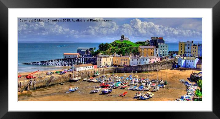  Regatta Day Tenby Framed Mounted Print by Martin Chambers