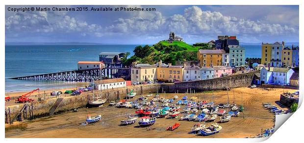  Regatta Day Tenby Print by Martin Chambers