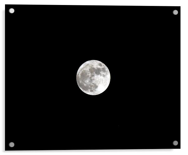 Full Moon Acrylic by Victor Burnside