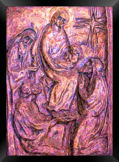 Birth Of Christ Framed Print by Antony McAulay