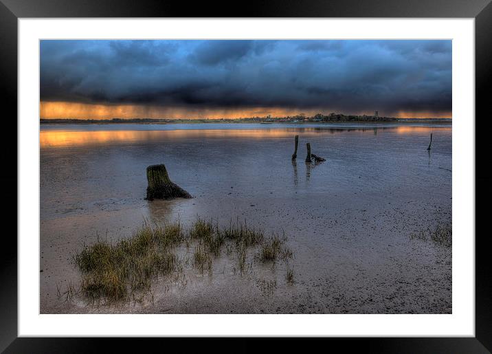  Late winter on the marshes Framed Mounted Print by Paul Nichols