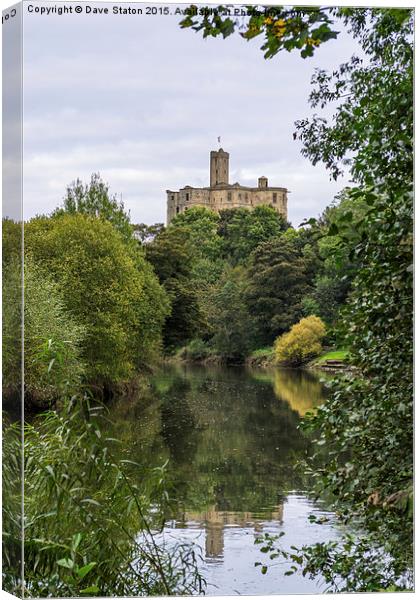  Warkworth Reflections. Canvas Print by Dave Staton