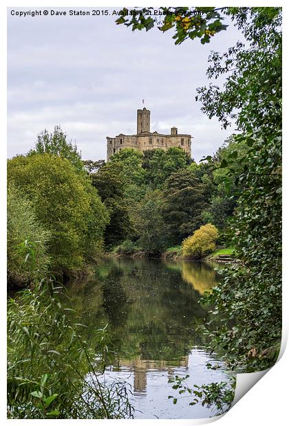  Warkworth Reflections. Print by Dave Staton