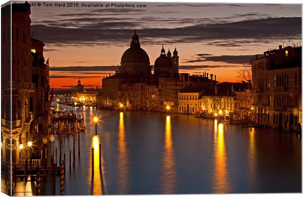  Morning in Venice Canvas Print by Tom Hard